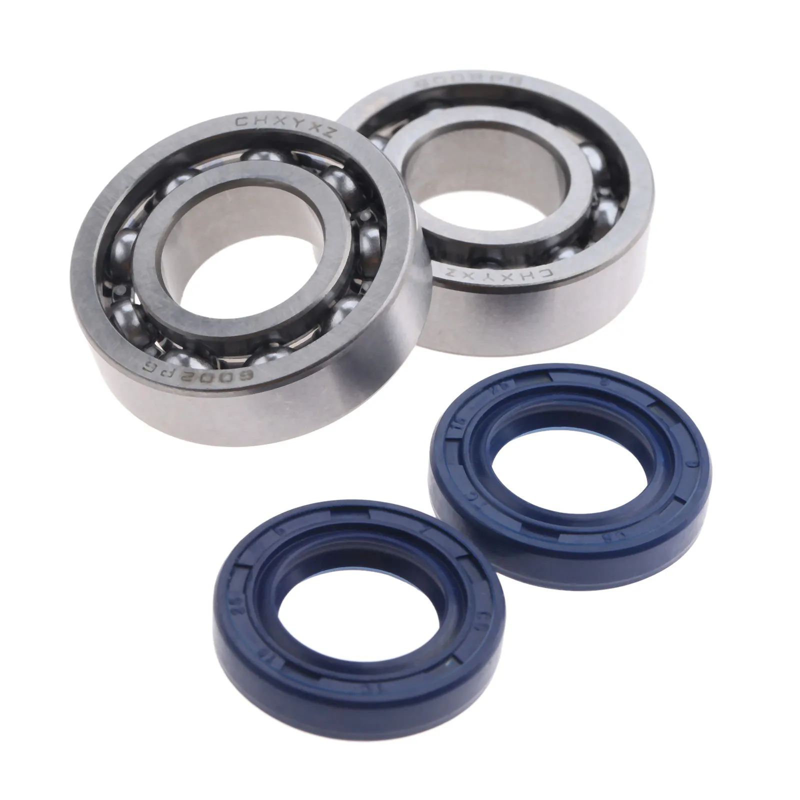 2 Pairs Crankshaft Bearing And Oil Seal Fits for STIHL 018 017 MS170 MS180 Chainsaw Garden Tool Parts