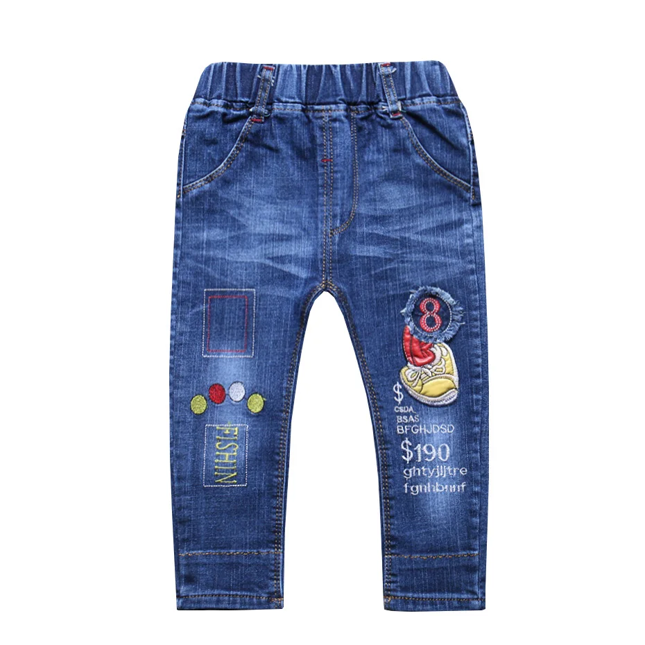 Sale Children Pants Baby Boys Jeans Cute Kids Pants Toddler Boy Fall Clothes Spring and Autumn