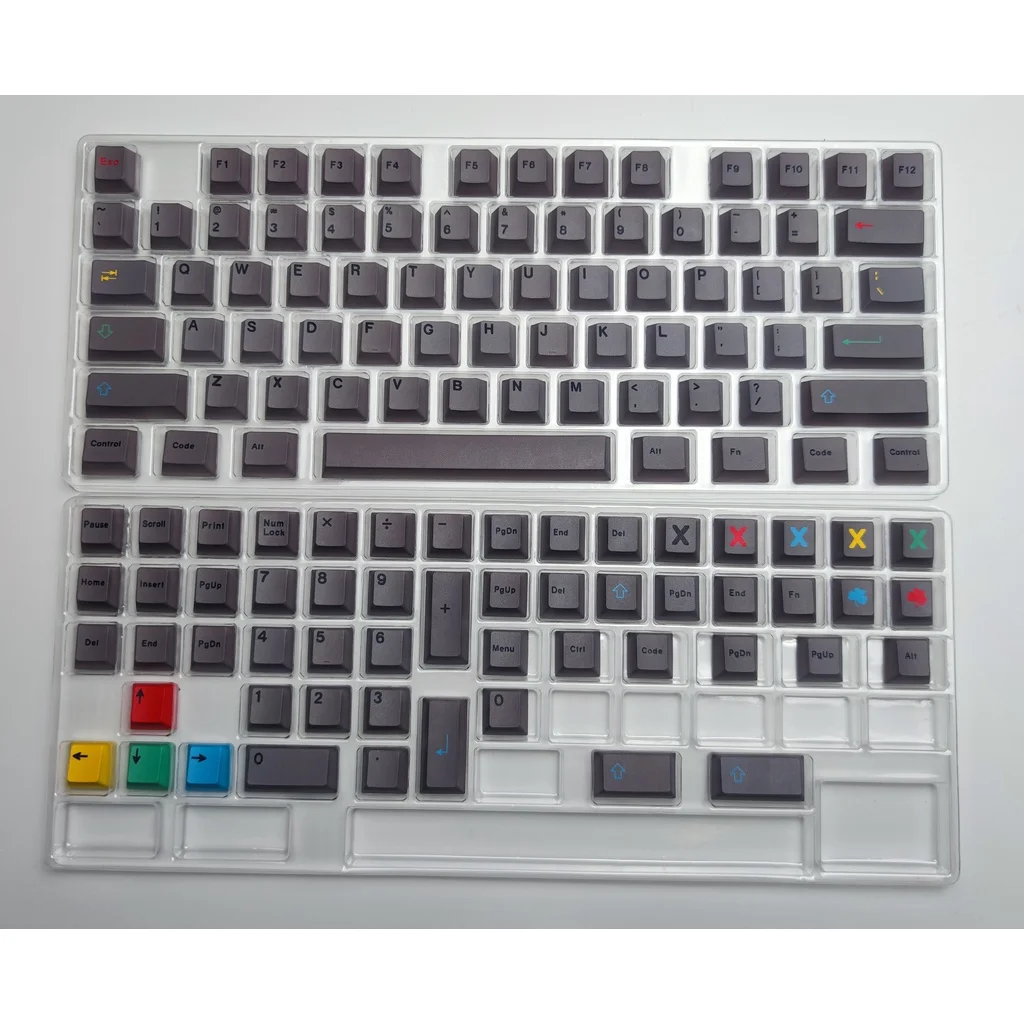 مفاتيح GMK PBT ، 129 أغطية مفاتيح ، أغطية مفاتيح مهاجم GMK مخصصة بألوان الكرز الشخصي ، أغطية مفاتيح للوحة المفاتيح الميكانيكية/الألعاب الميكانيكية...