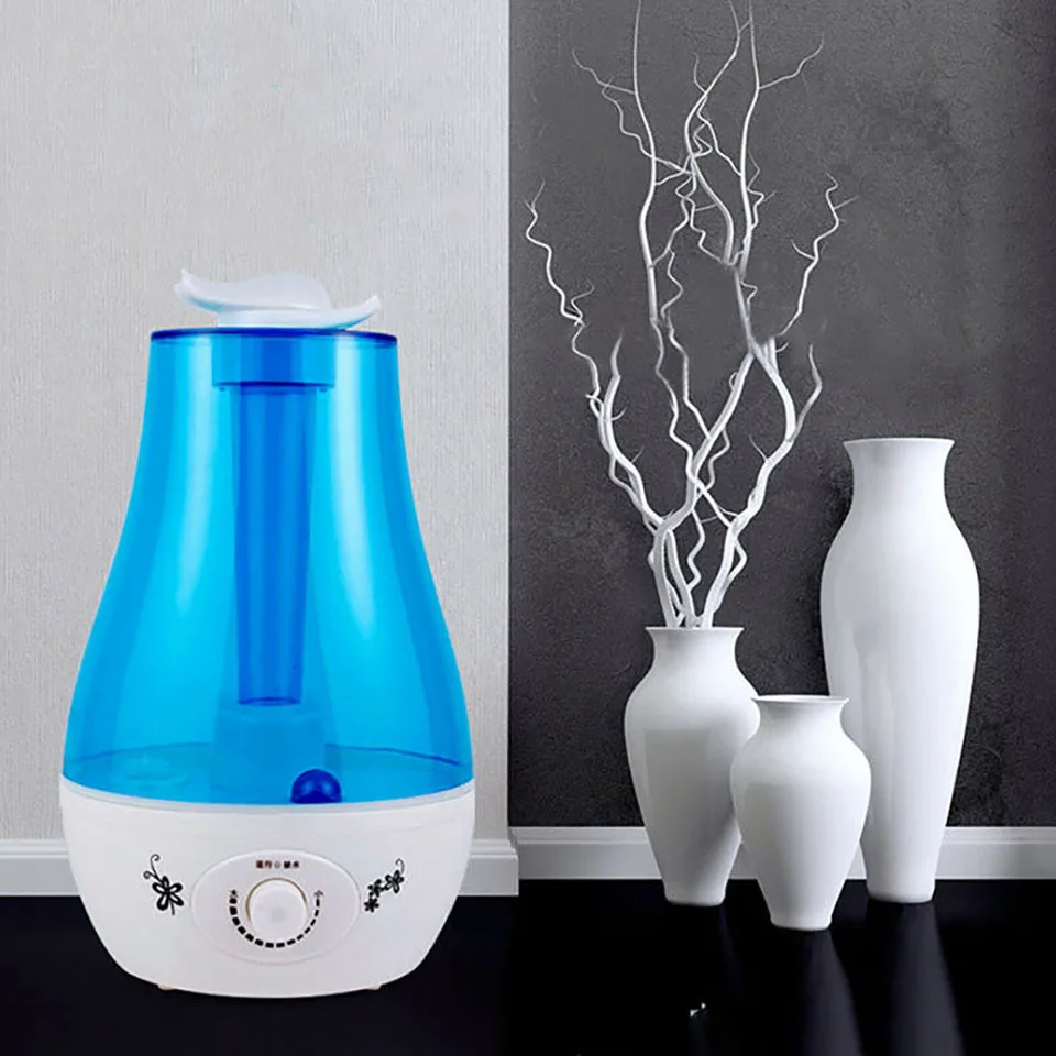 3000ML Ultrasonic Air Humidifier Double Sprayers Big Mist Volume Fog Mist Maker Essential Oil Diffuser For Home Office Baby Room