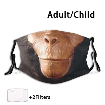 Planet Of The Apes Mask Mask Adult Child Washable Pm2.5 Filter Logo Creativity Planet Of The Apes Monkey Movie Classic