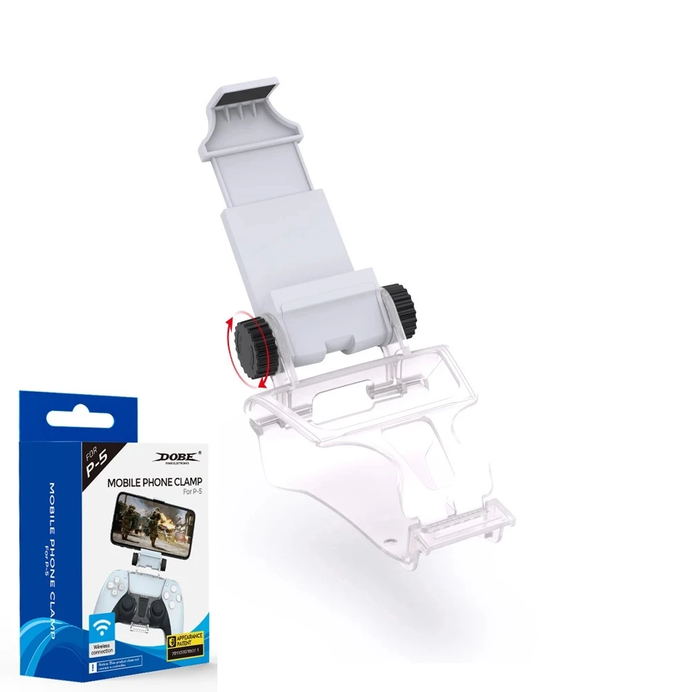 Para Sony Playstation Dualshock 5 PS5 controlador Clip soporte ajuste teléfono móvil abrazadera juego mango montaje agarre de mano soporte