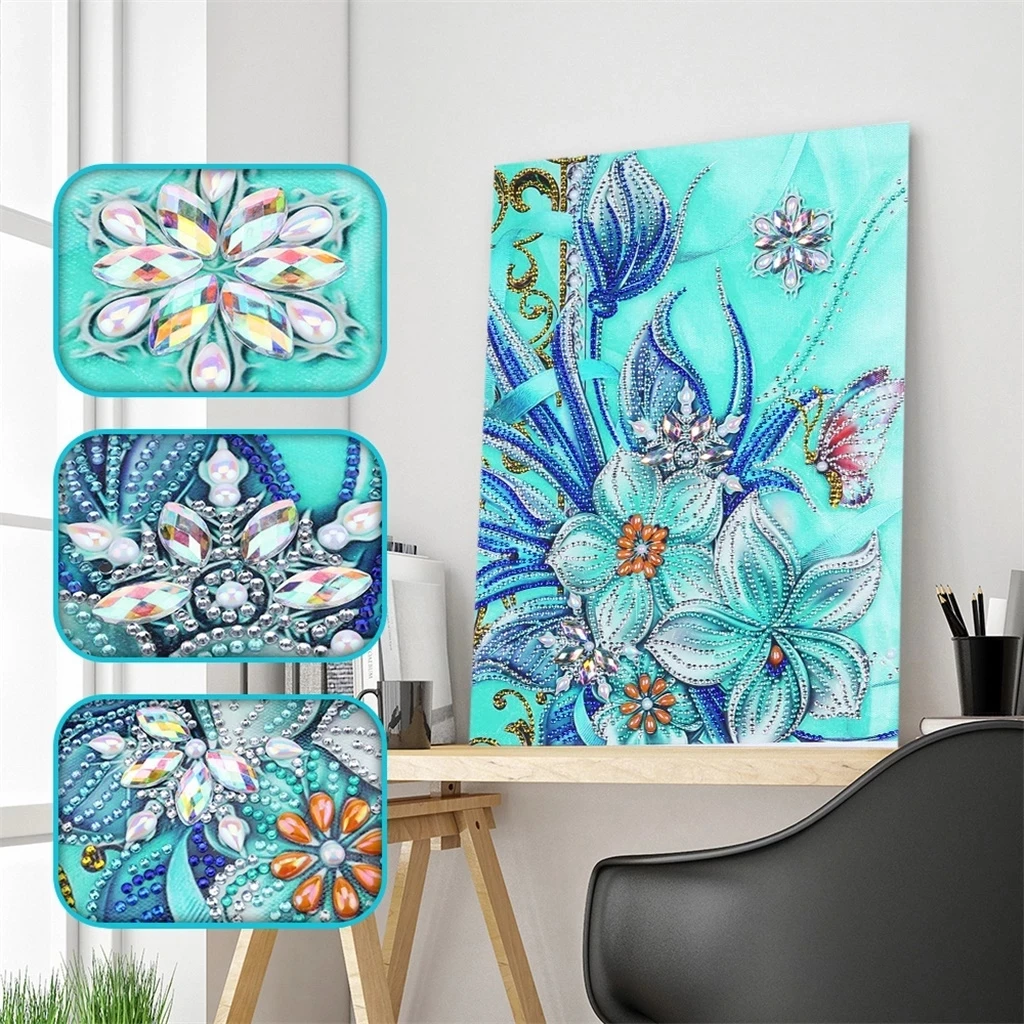 Diamond Painting Kits for Adults 5D DIY Full Drill Crystal Rhinestone Embroidery Cross Stitch Arts Craft Canvas Wall Decor