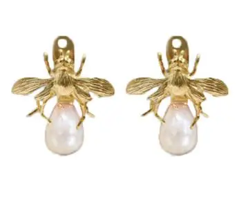 double bee Seo Yea Ji same fashionable new Earrings with elegant Korean temperament high quality Earrings