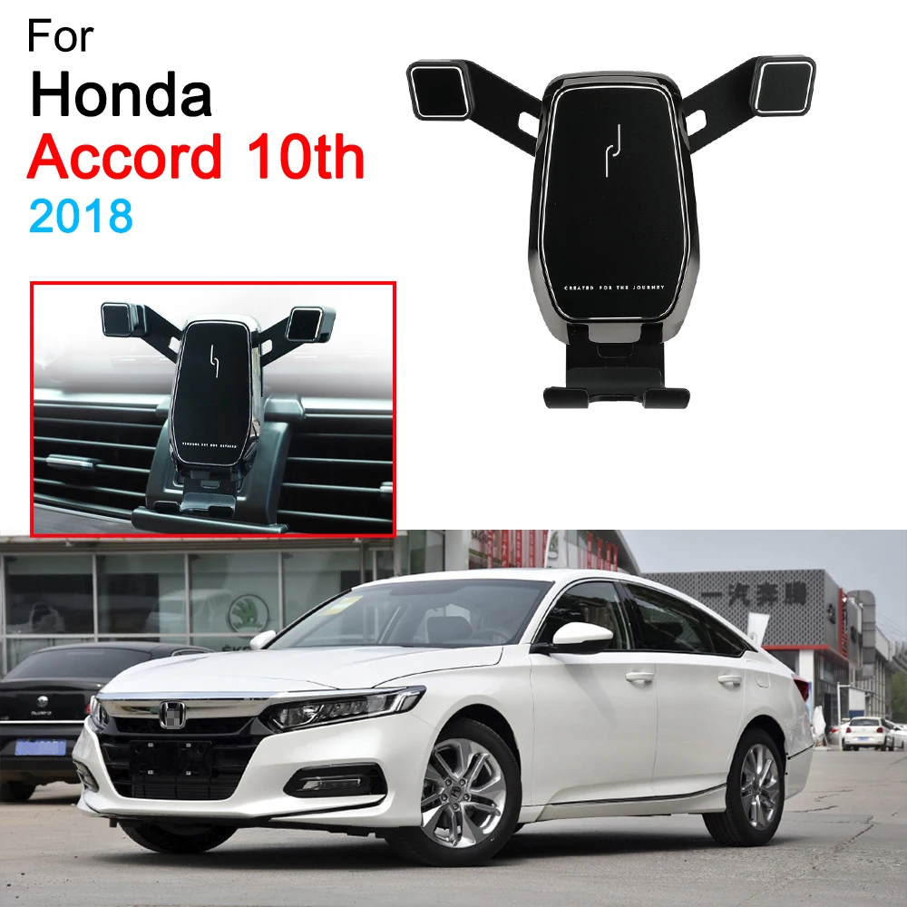 

Car Phone Holder Air Vent Mount Clip Clamp Mobile Phone Holder for Honda Accord 10th Accessories 2018 2019 2020 2021 2022