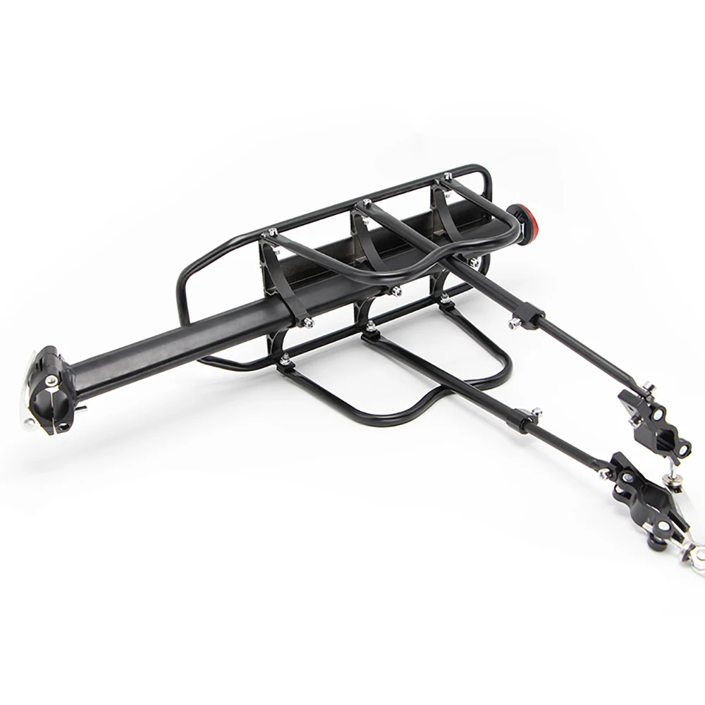 Bicycle Luggage Carrier Cargo Rear Rack Shelf Cycling Seatpost Bag Holder Stand for 20-29 inch Bikes Accessories With Tools