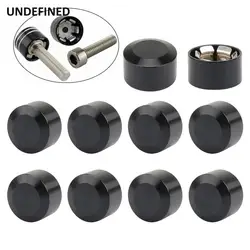 10pcs Motorcycle Head Bolt Cover Schrauben Motor Bolts Cap Screw Covers For Harley Twin Cam Softail Dyna Sportster