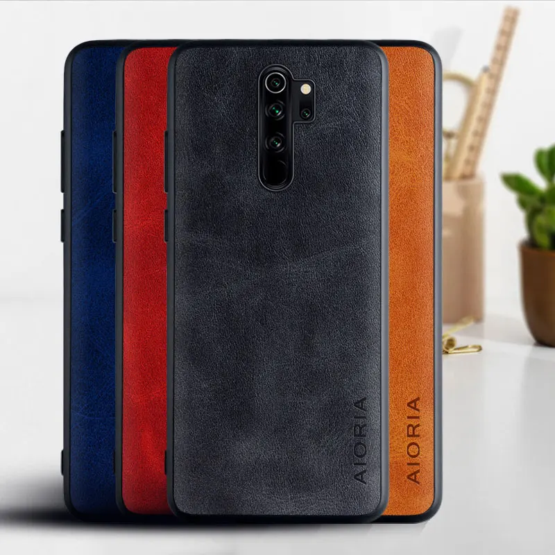 Case for Xiaomi Redmi Note 8T 8 Pro 9S 9 7 Pro Luxury Vintage leather skin cover for Xiaomi Redmi Note 8T case funda coque capa