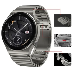 22mm Strap for Huawei Watch GT3 Pro 46mm/GT2 Pro, Fashion Stainless Steel Watchband for GT5 46mm /GT2/ 2Pro/GT3/GT4 46mm