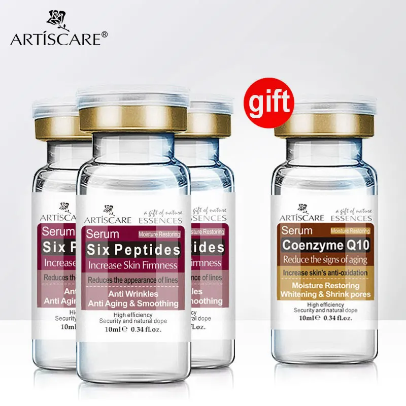 2024 Artiscare sechs Peptide Serum feuchtigkeit spendend und Öl kontrolle Hautpflege pflegende Gesichts essenz creme