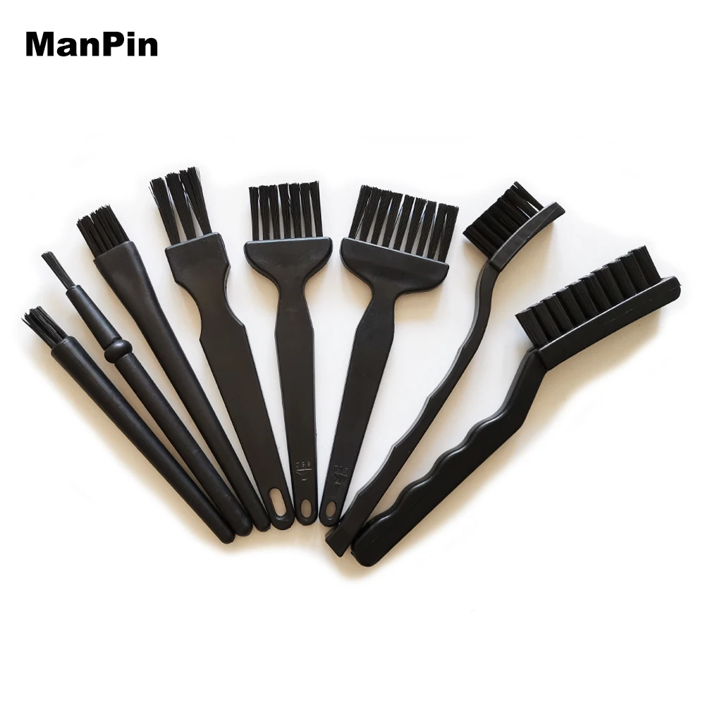 8pcs Anti-static Brush Electronics Cleaning Tools PC PCB Circuit Board Flux Paste BGA Keyboard Dust Remove Mobile Phone Repair