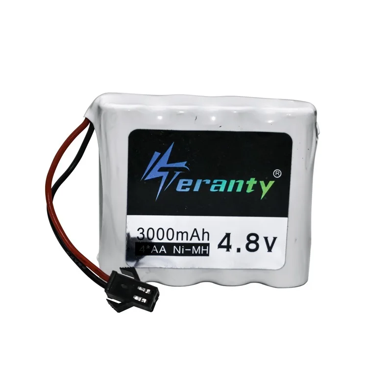 High Capacity 4.8v 3000mAH NiMH Rechargeable Battery Pack For Rc Toys Cars Tanks Robots Boat Ship Guns JST/SM/EL2P/TAMIYA