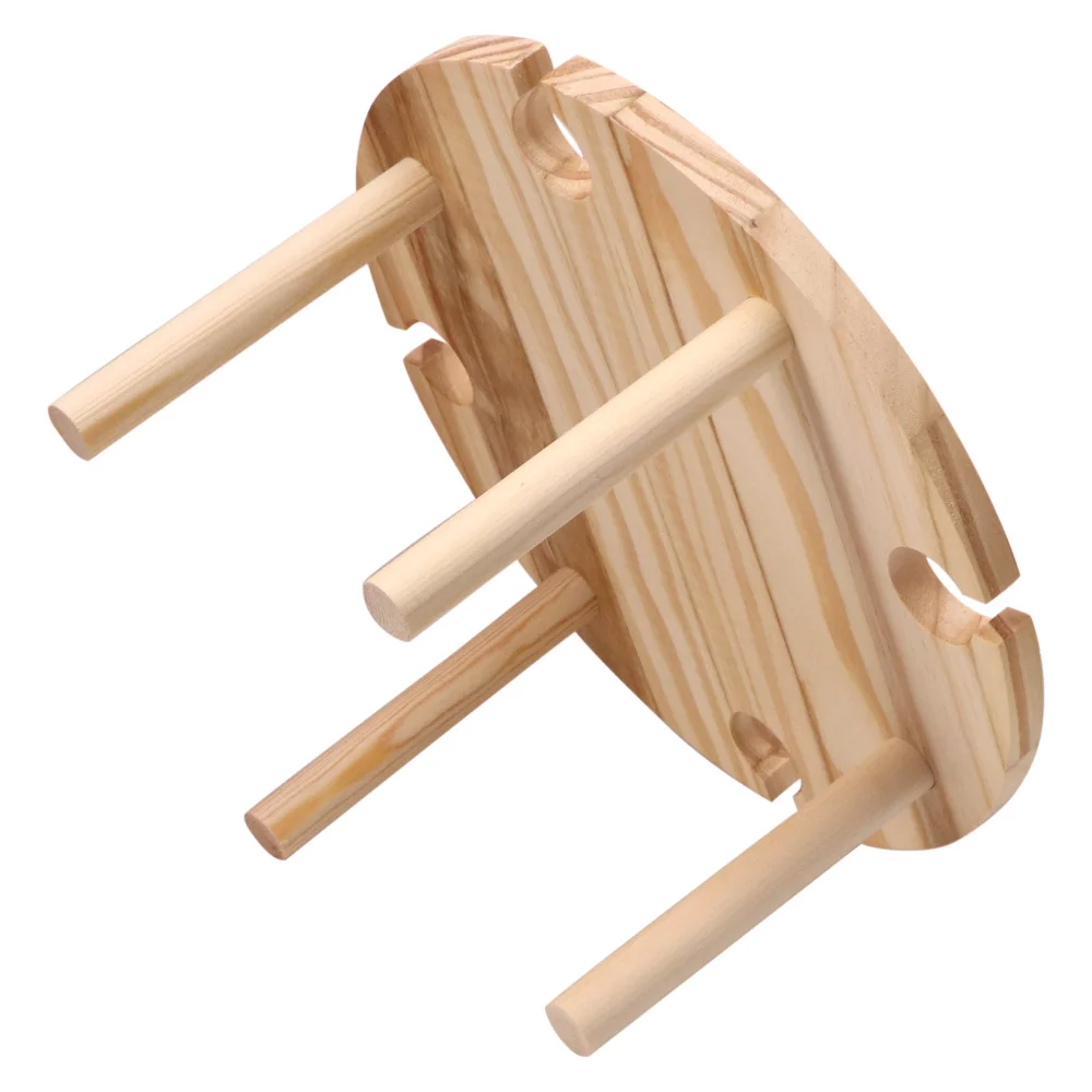 Holz Im Freien Klapp Picknick-tabelle Tragbare Kreative 2 in 1 Wein Glas Rack Faltbare Tisch für Garten Camping und reise