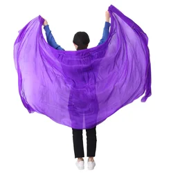 high quality 100% silk belly dance veils dancing veils women's sexy veil wholesale Size and color can be customized