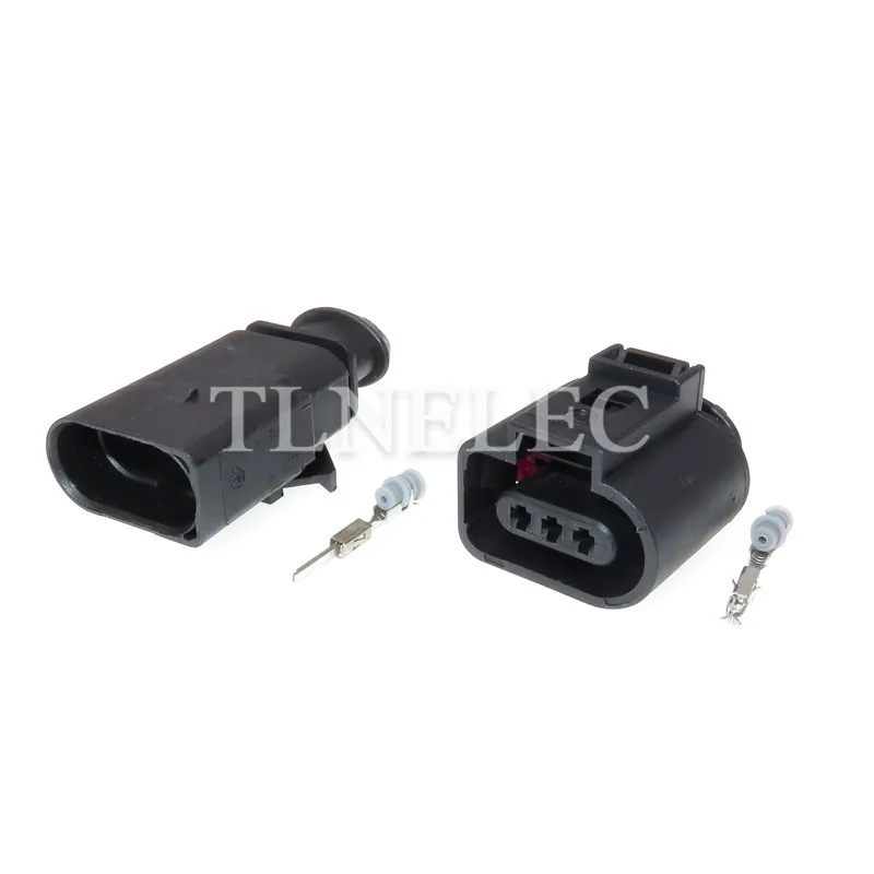 1J0973803 1J0973703  3 Pin Way Male Female VW Skoda Passat Auto Air-Condition Pressure Switch Temp Sensor Plug