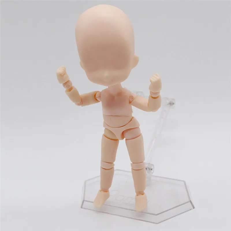 FigureCrazy 14cm New Body Kun Body Chan Boy Girl He She DIY Art Model Change Hands PVC Action Figure Cute Toys Collect Gift