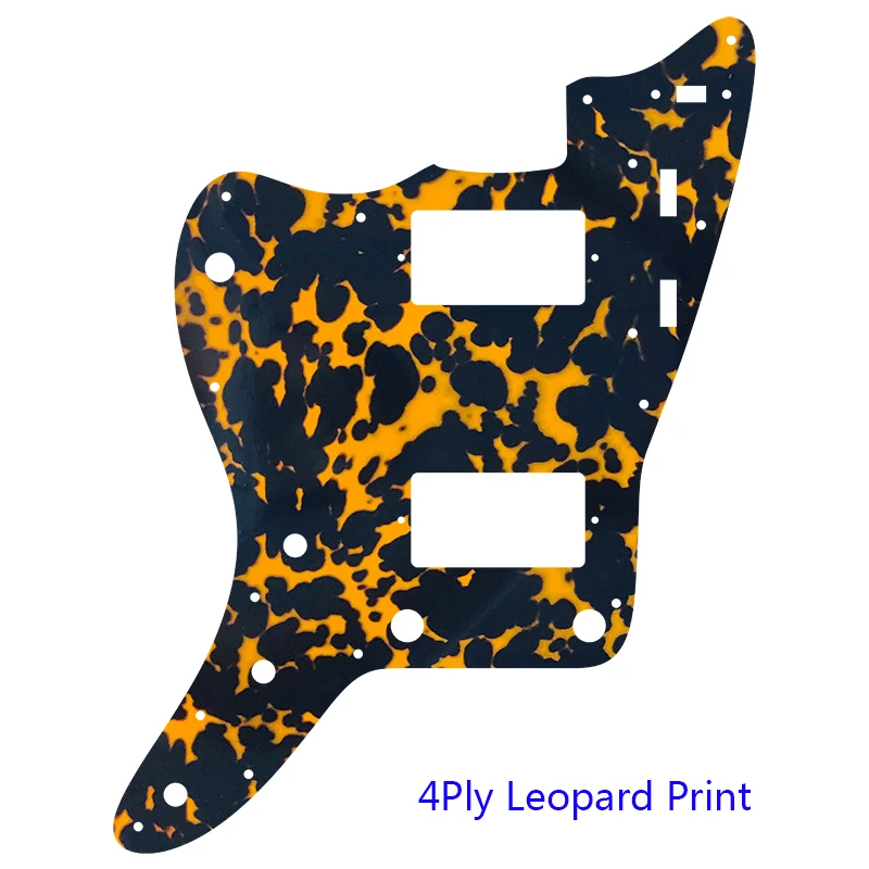 Guitar Parts Pickguards With 13 Screws For Left Handed  Fender US Jazzmaster Guitar With PAF Humbucker Scratch Plate Replacement