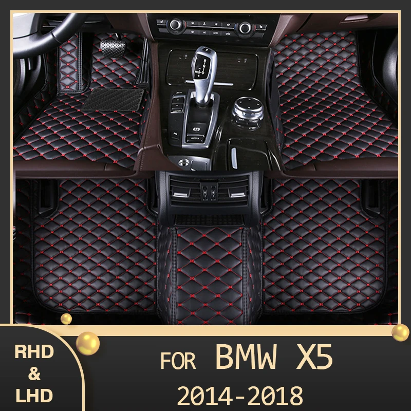 MIDOON Car floor mats for BMW F15 X5 2014 2015 2016 2017 2018 Custom auto foot Pads automobile carpet cover