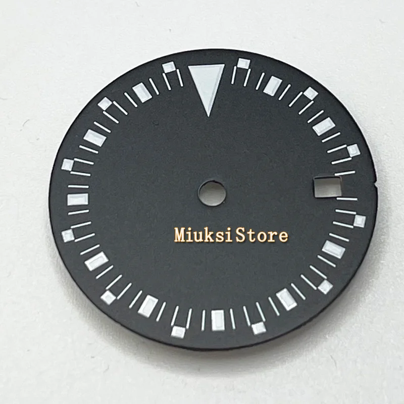 29mm White Black sterile watch dial luminous dial fit Miyota 8205 8215 821A Mingzhu DG2813 3804 ETA 2836 2824  Seagull 1612