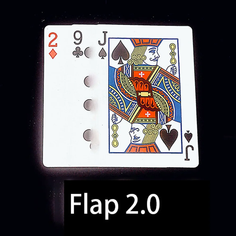 

Flap 2.0 Magic Tricks Continuously Change Twice Card Magia Street Close Up Illusions Gimmick Props Magician trucos de magia