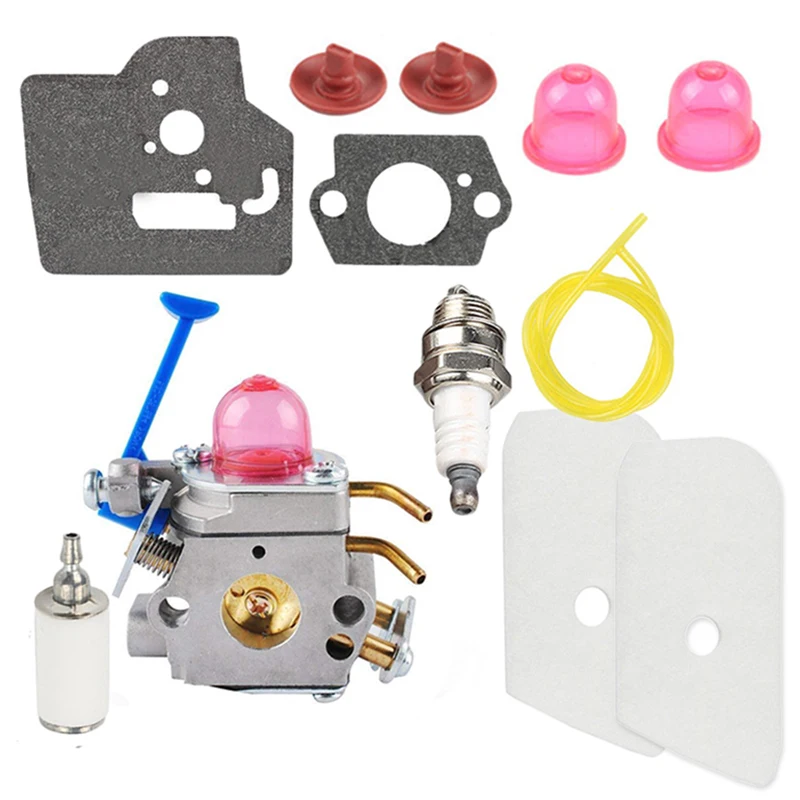 Carburetor Kit For 124L 125L 125LD 128C 128CD 128L Trimmer 545081848 / 545 08-1848 / 545130001 For Zama C1Q-W40A