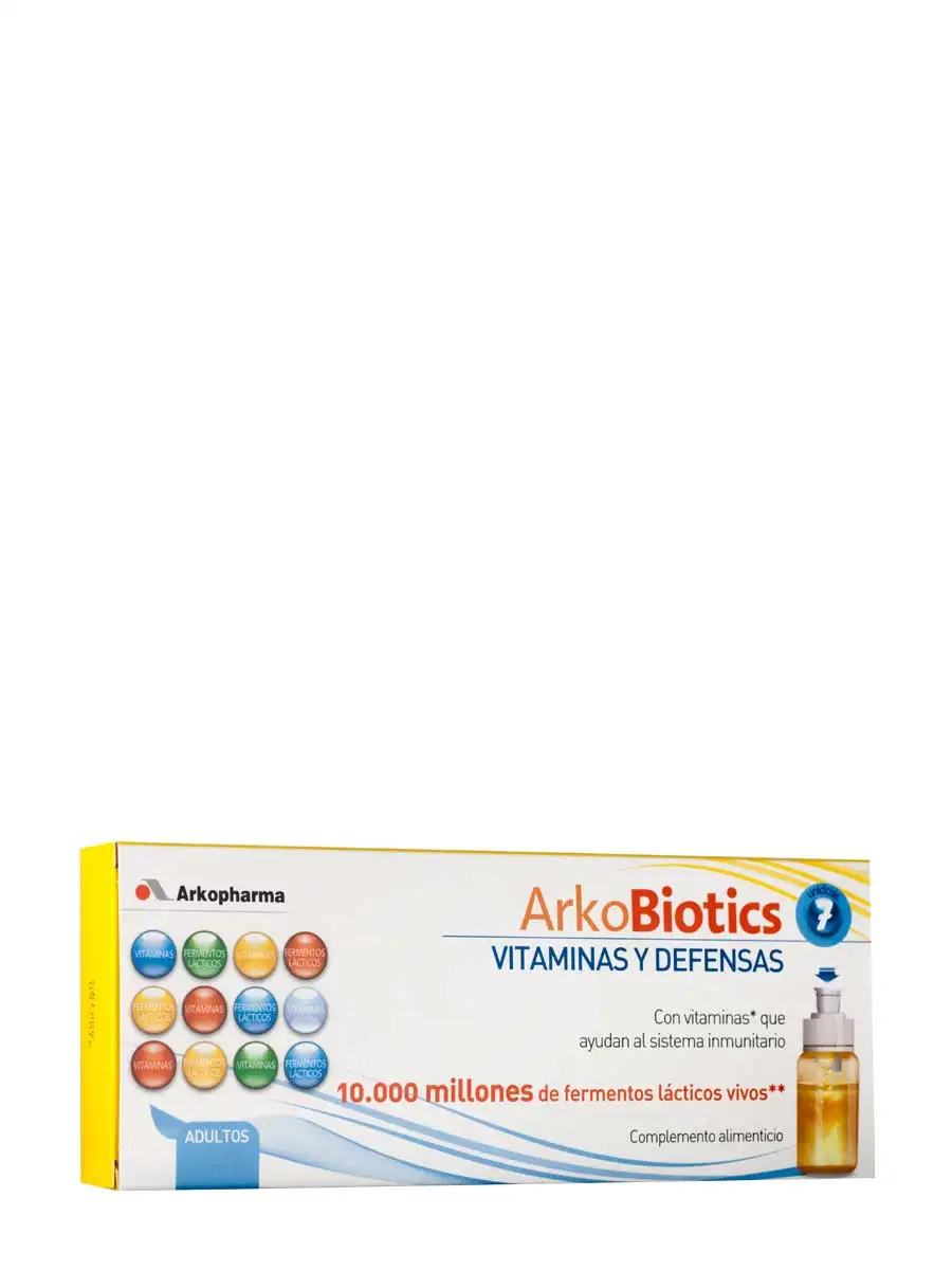 Arkopharma Arkobiotics vitamins and defenses for adults 7 doses-improve your defenses