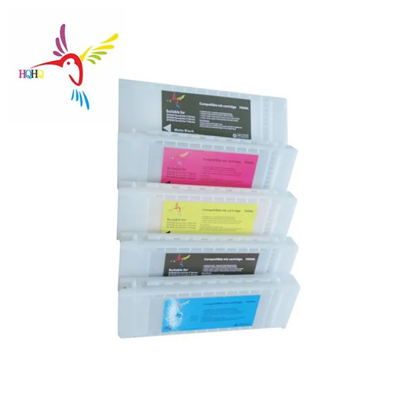 700ml 5pcs/SetT6941-t6945 Ink Cartridges for Epson T3200 T5200 T7200 With Sublimation