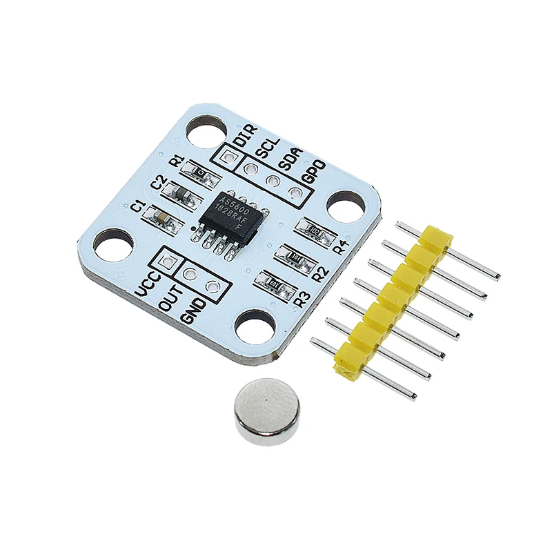 official AS5600 magnetic encoder magnetic induction angle measurement sensor module 12bit high precision