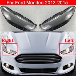 Car Front Headlight Cover For Ford Mondeo 2013-2015 Auto Headlamp Lampshade Lampcover Head Lamp light glass Lens Shell Caps