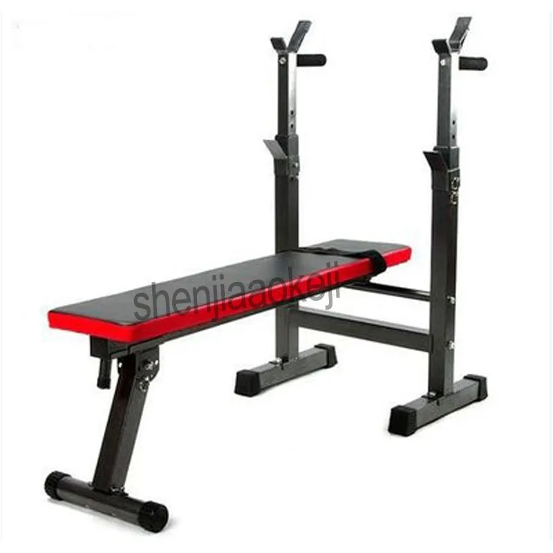 Multifunctional Weight Bench Weight Training Bench Barbell Rack Household Gym Workout Dumbbell Fitness Exercise Equipment 1pc