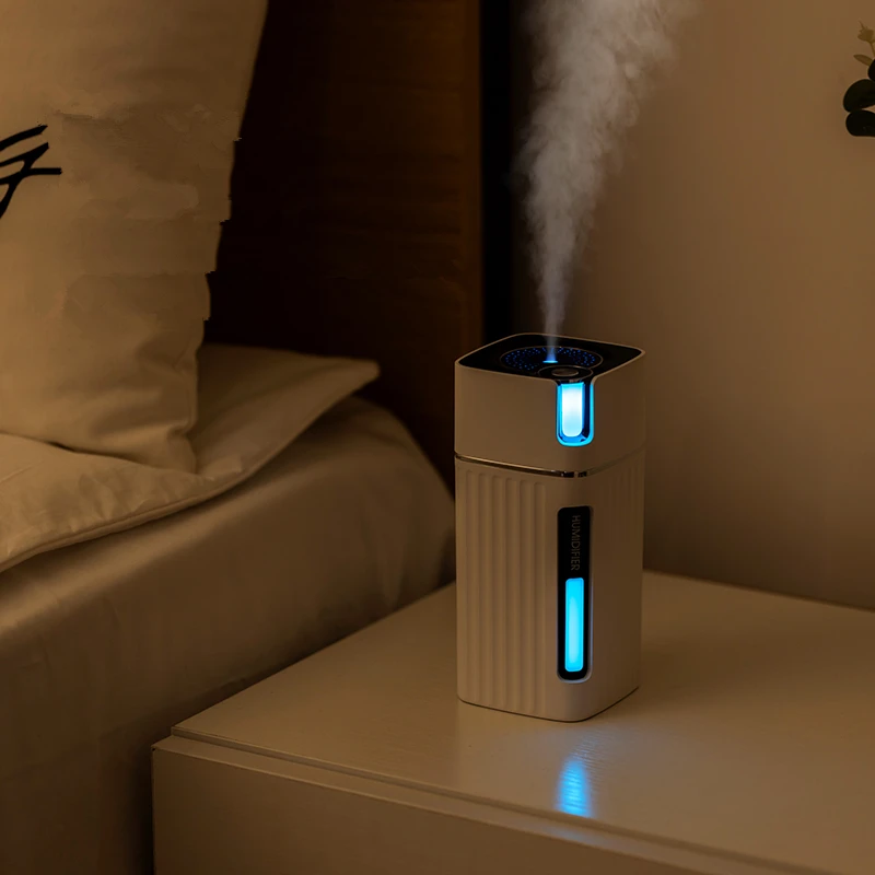 Tragbare Luftbefeuchter 300ML Vorteil Ultraschall Auto USB Aroma Ätherisches Öl Diffusor Farbe LED Lampe Humidificador Nebel Maker