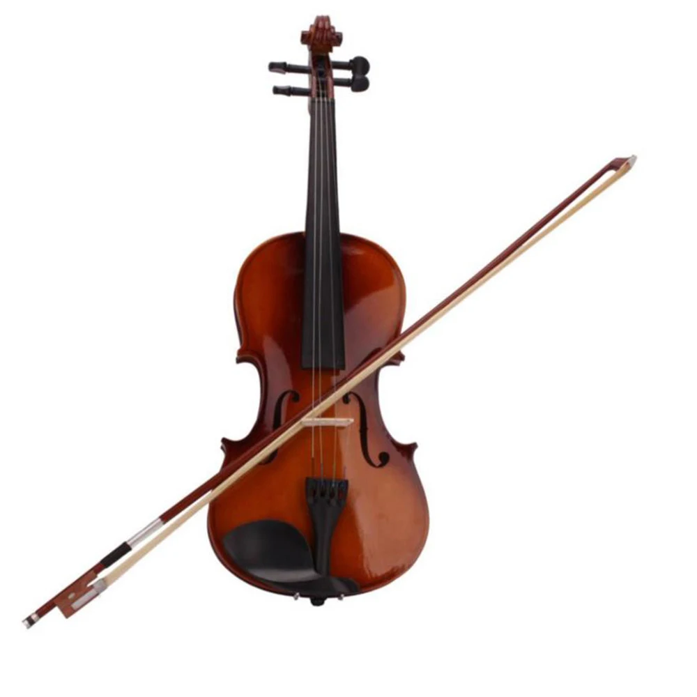 1/2 3/4 4/4 Violin High Quality Musical Instrument Maple Acoustic Fiddle With Case Bow Shoulder Rest Cloth Strings Accessory Set