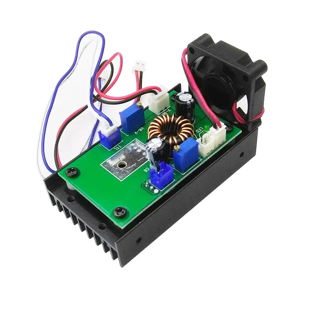 

Laser driver laser head 532nm board 650nm 450nm 200mW 500mw 1W/2W/2.5W/5W/5.5W blue laser module 12V/TTL/PWM heat sink