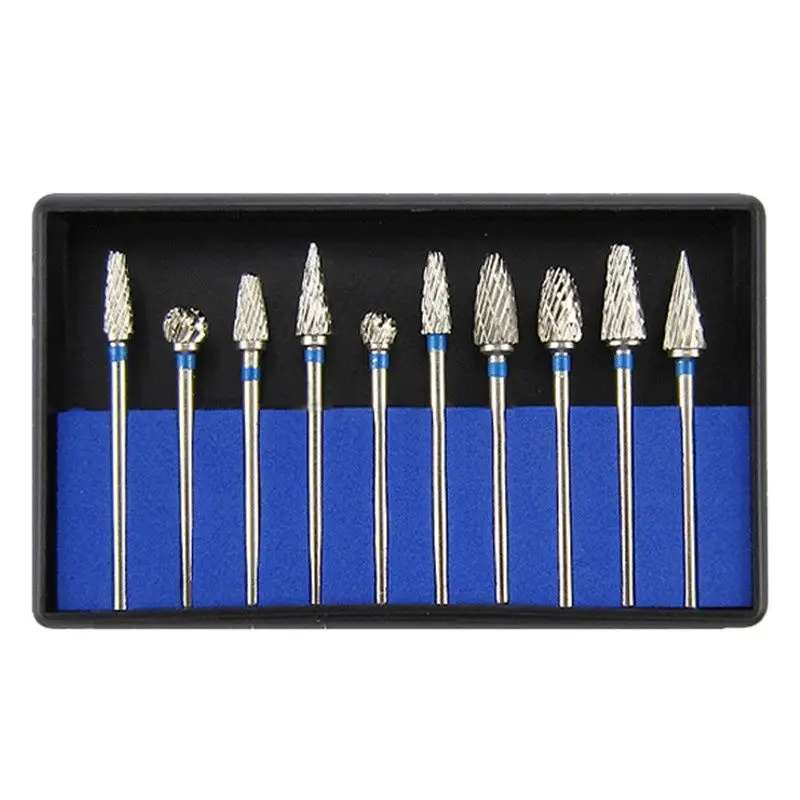 10pcs Dental Grinding Heads Tungsten Steel Teeth Polishing Burs Dental Lab Grinding Drill Grinder Dentistry Equipment Burs