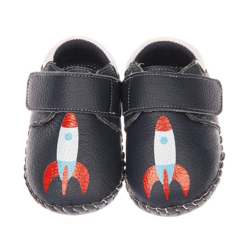 

Детская обувь ручной работы из мягкой натуральной кожи с милым мультяшным дизайном