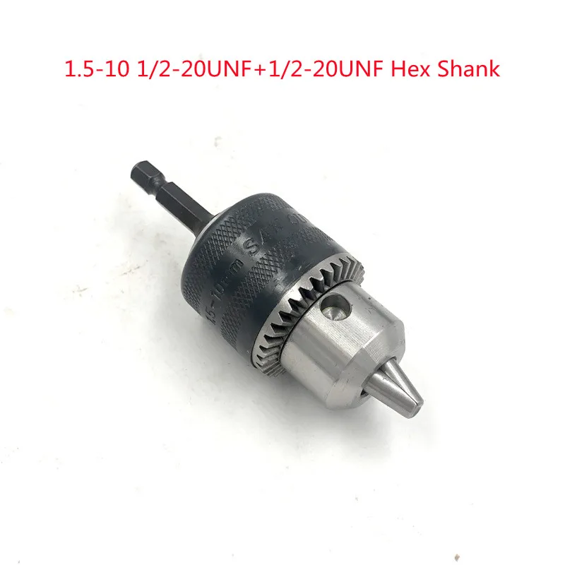 Imagem -03 - Hexagonal 6.35 mm Hex Shank Adaptador para 220unf Hex Shank Rosca Macho w Parafuso Reverso para Broca Chuck