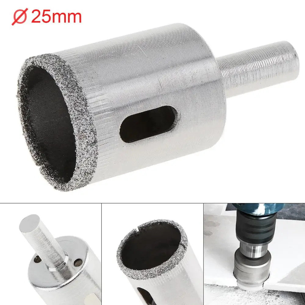 Diamond Core Hole Saw 6/8/10/12/14/16/18/20/22/25Mm Boor Kit Houtbewerking Gat Opener Gereedschap Hout Cirkel Gatenzaag