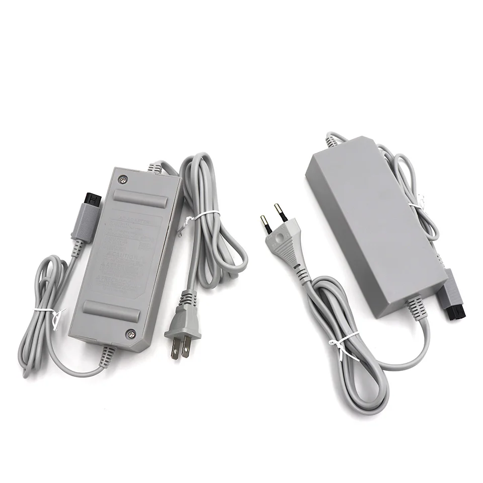 New AC 100-240V Home Wall Power Supply Charger Adapter for Nintendo Wii Gamepad Controller Joystick US/EU Plug Replacement