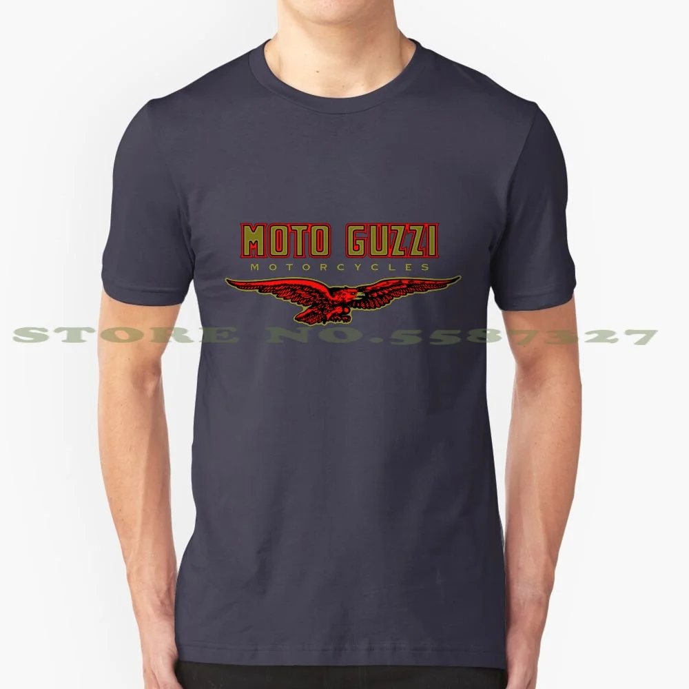 Moto Guzzi Motorcycles Italy 100% Cotton T-Shirt Guzzi Motorcycles Italy Racing Fathers Day Bike Clubs