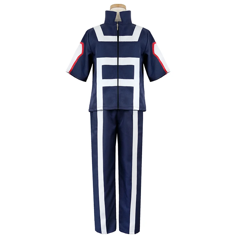 My Hero Academia Boku no Hero Academia Cosplay Gym Sport Costume Suit Uniform with wigs