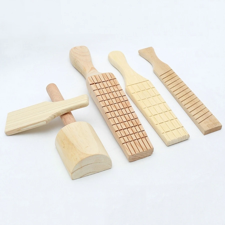 

Multifunction Arc Grooved Ribbed Wooden Utensils Paddle For Sculpture Ceramics Accessories Pottery Figurine Clay Molding Tool