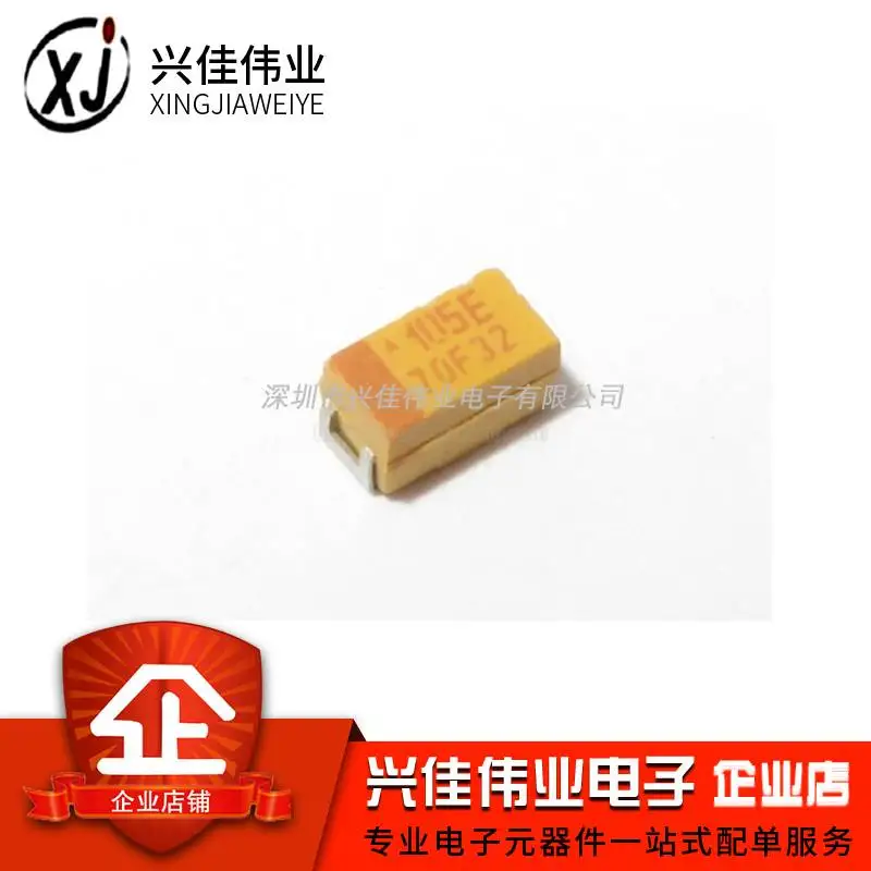 Ban Đầu 5 Chiếc/3216A 25V 1UF ± 10% TAJA105K025RNJ 1206 Tụ Tantalum SMD