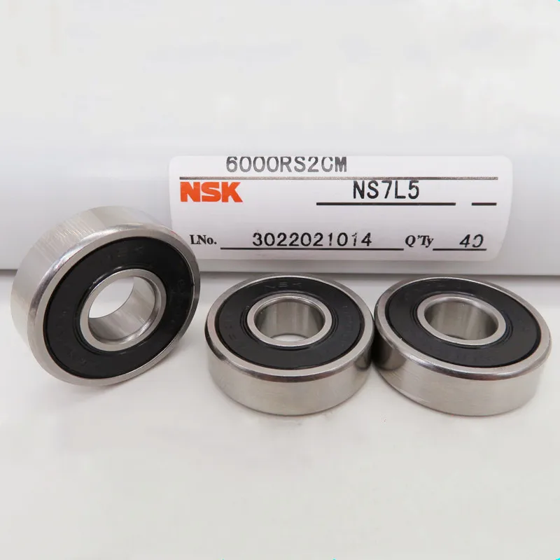 40 Stück Original Japan NSK Präzisions-Kugellager 6000-2RS 10*26*8mm 6000VV 6000DDU Hochgeschwindigkeitslager 6000 6000RS 10x26x8mm – Detail 1