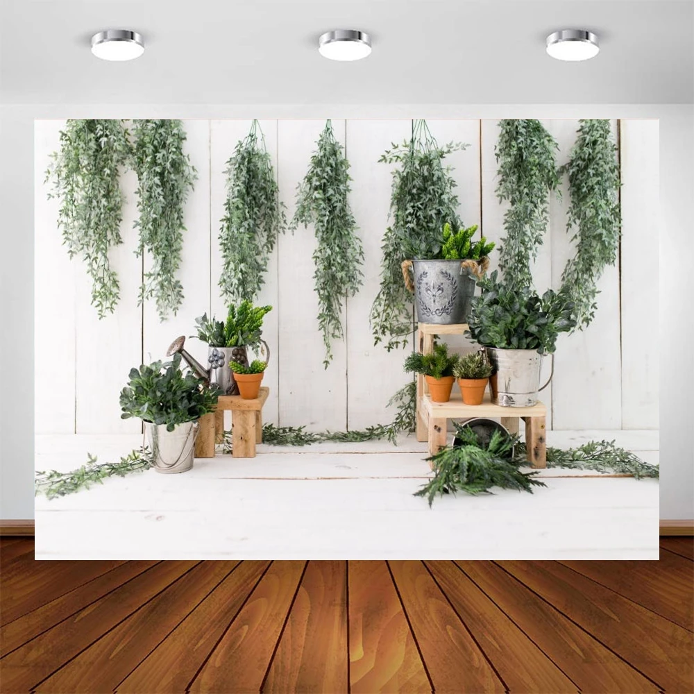 Latar Belakang Paskah Musim Semi Kelinci Rumput Lantai Kayu Latar Belakang Fotografi Poliester Anak-anak Dekorasi Spanduk Foto Booth Potret