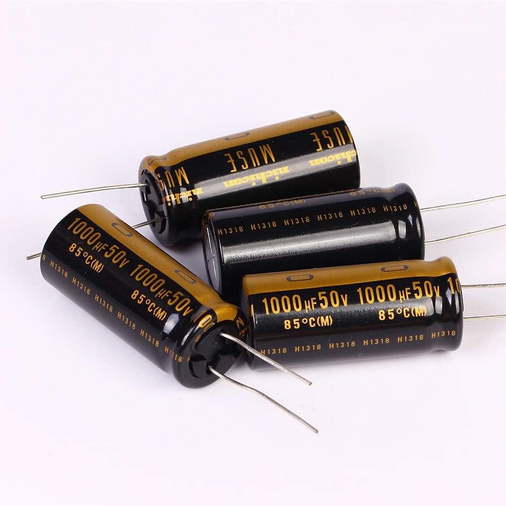 3pcs 1000UF 50V 18x40mm 85 ℃ Pitch 7.5mmmm 50V / 1000UF MUSE KZ Audio Fever Electrolytic Capacitor for AMP Board