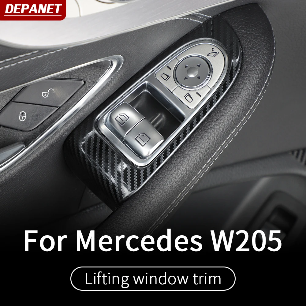 Rear cup holder trim For Mercedes w205 amg coupe amg c205 2 doors c260 c300 c200 mercedes c class accessories w205 interior