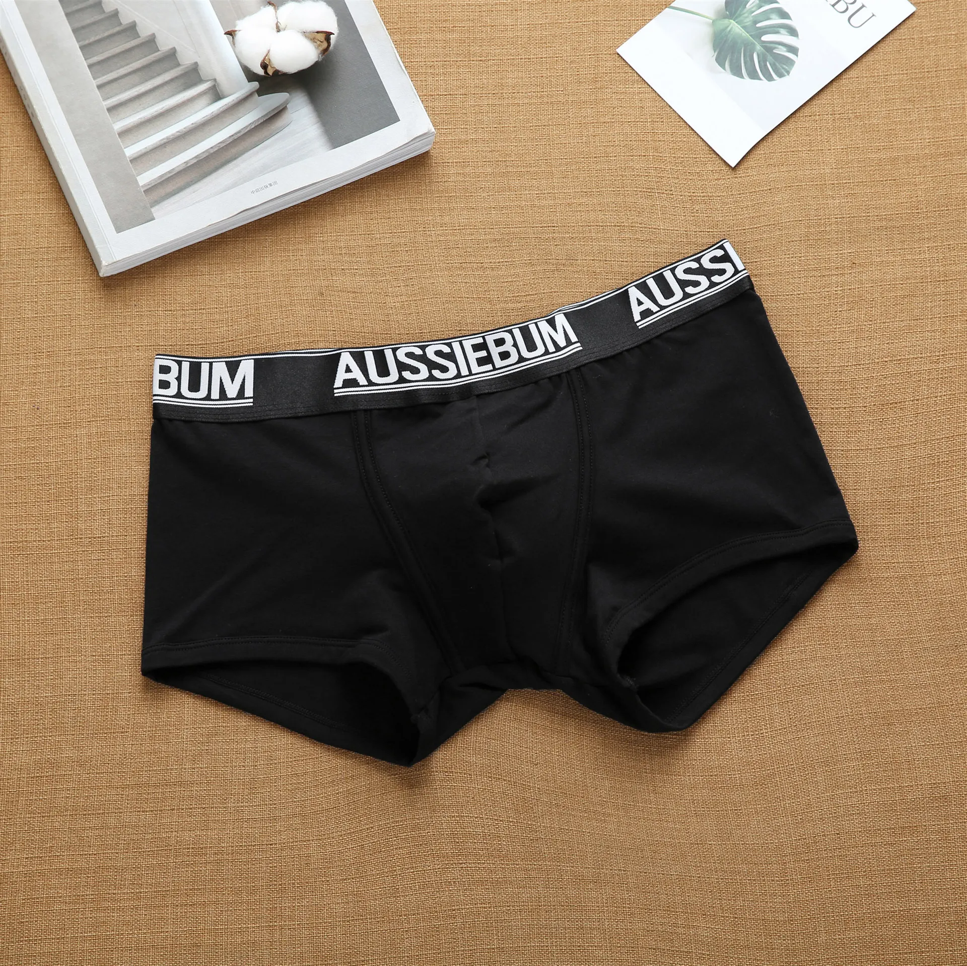 Brand Men\'s Underwear Cotton Comfortable Breathable Antibacterial Stretch Fitting Briefs Boxer Shorts Underpants For Male