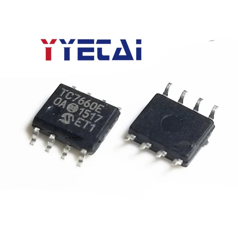 TAI 10PCS Brand new original imported TC7660 TC7660EOA patch SOP8 switching regulator chip