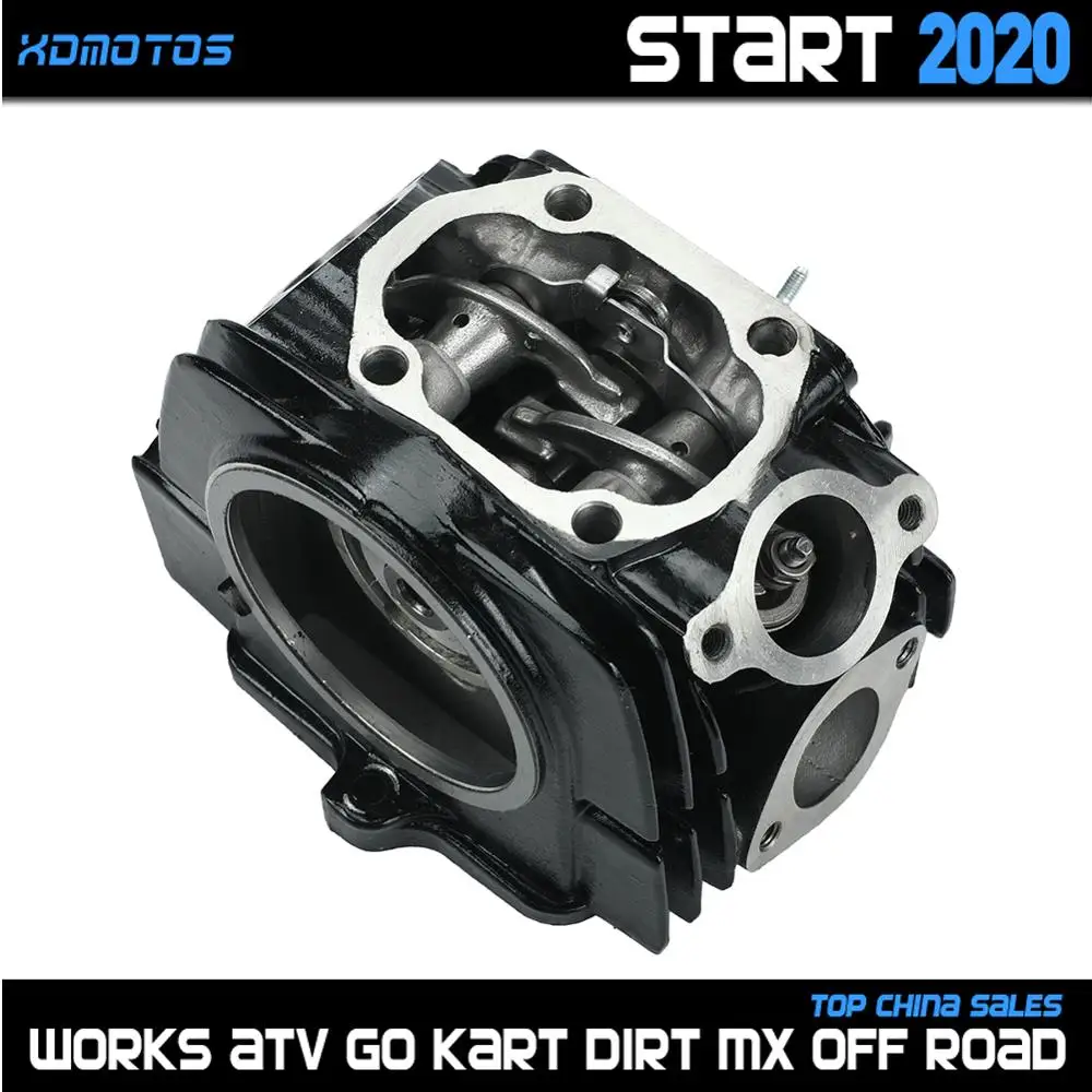 Lifan 140 140cc LF140 1P55FMJ Engine Cylinder Head Kit For 55mm Bore 140 Horizontal KAYO Apollo SSR SDG CRF KLX Dirt Pit Bike