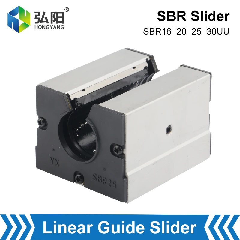 SBR Slider Bearing Linear Slider For CNC Milling Machine SBR16 20 25 30 40UU SBR Guide Linear Guide Linear Motion Bearing